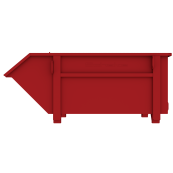 Debris container | capacity 1000 l | dimensions: 1890 x 1206 x 768 mm